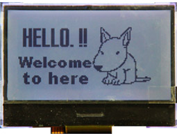 COG (chip on glass) LCD display