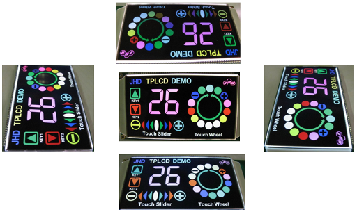 NCSLCD modules at different viewing angles